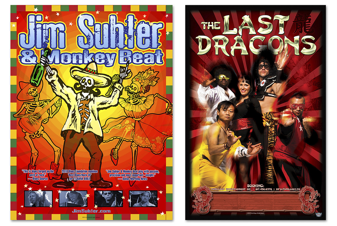 Jim Suhler • Last Dragons Posters